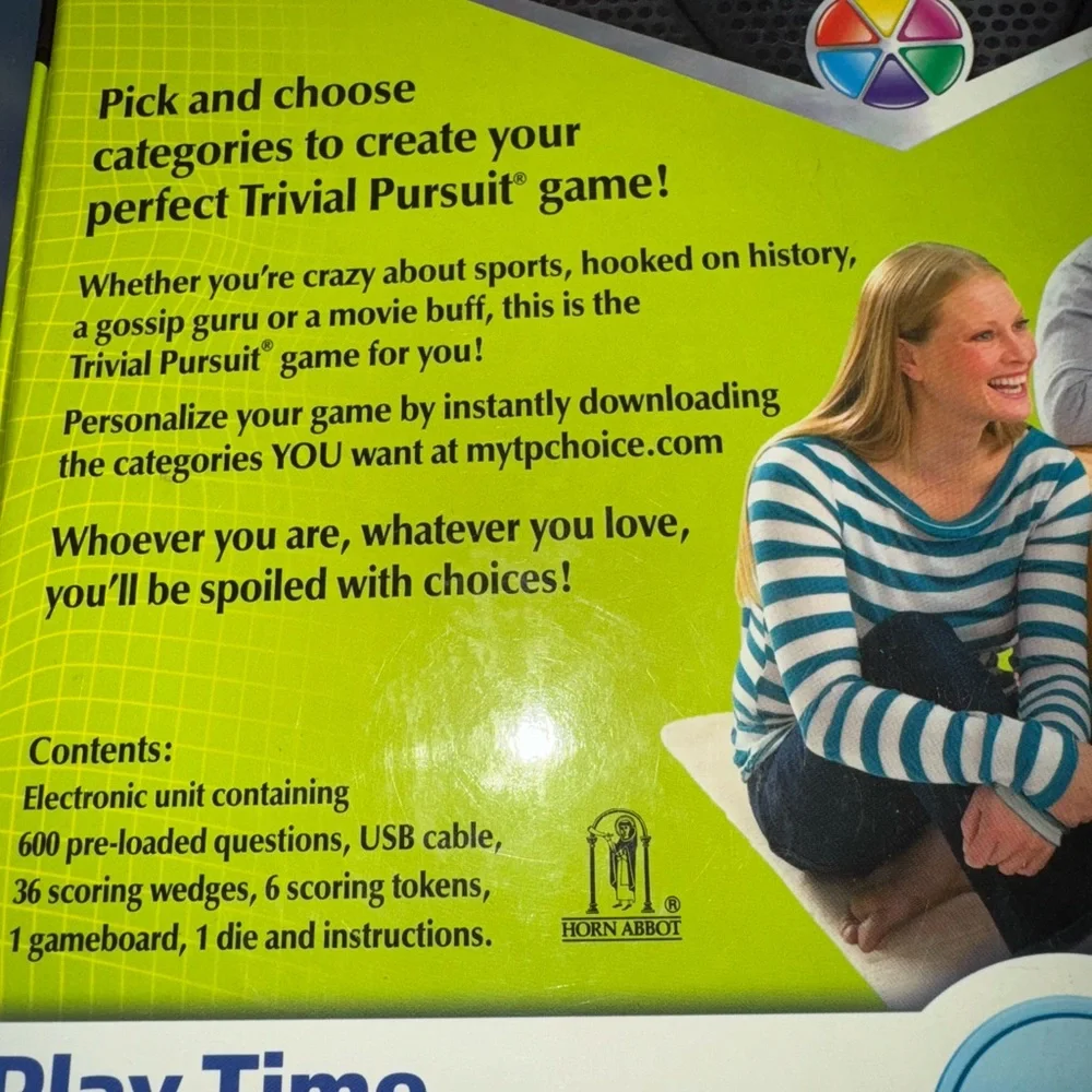 Trivial Pursuit Digital Choice Adult Board Game Hasbro Electronic USB 2-36 Playe